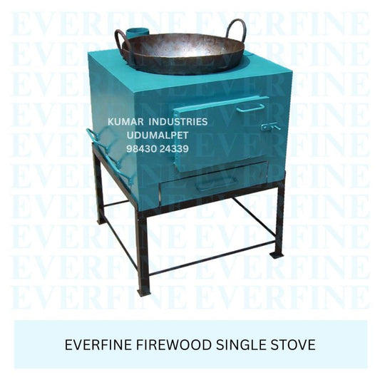 Firewood Single Kadaai Stove Commercial