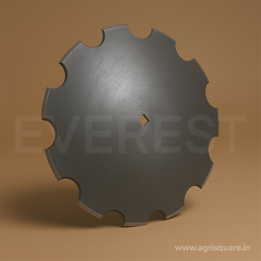 Half Disc Plough Notched Plate